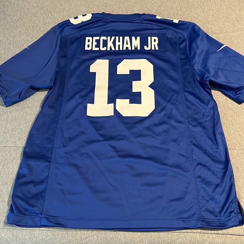 New York Giants #13 Odell Beckham Jr NFL On Field Nike Jersey - Picture 1 of 10